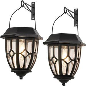 Solar Lanterns Outdoor Waterproof,Solar Wall Lights Outdoor, Hanging Solar Light